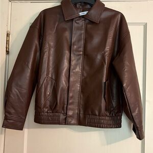 Pretty Garden dark brown jacket NWT
